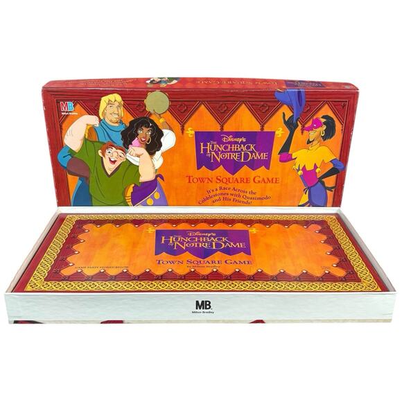 VTG 1995 Disney The Hunchback of Notre Dame Town Square Board Game 100% COMPLETE - Picture 11 of 16